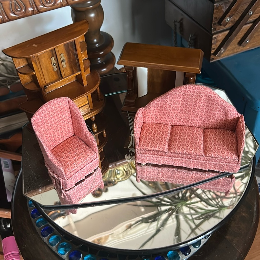 Vintage Dollhouse Furniture Set